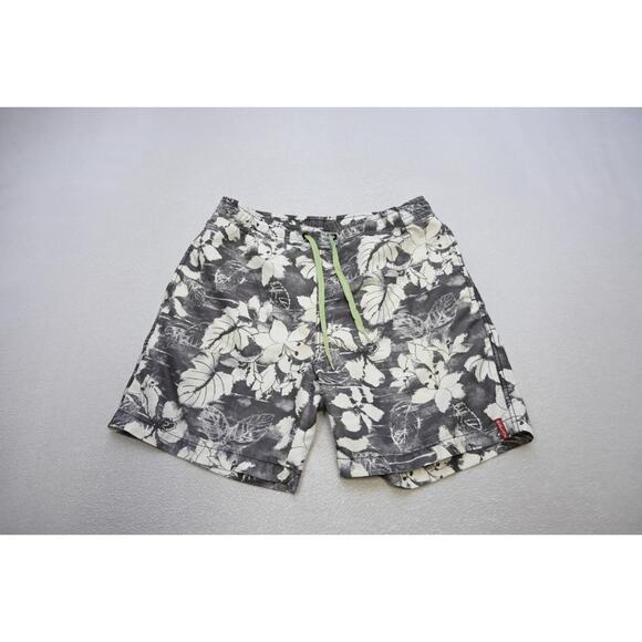 Tommy Bahama Swim Trunks Floral Netted Marlin Shorts Mens Size Medium - Picture 1 of 7